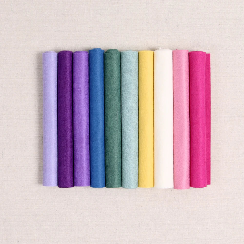 Benzie Design Wool Felt Sheets Famore Flower Palette bp2080wf color