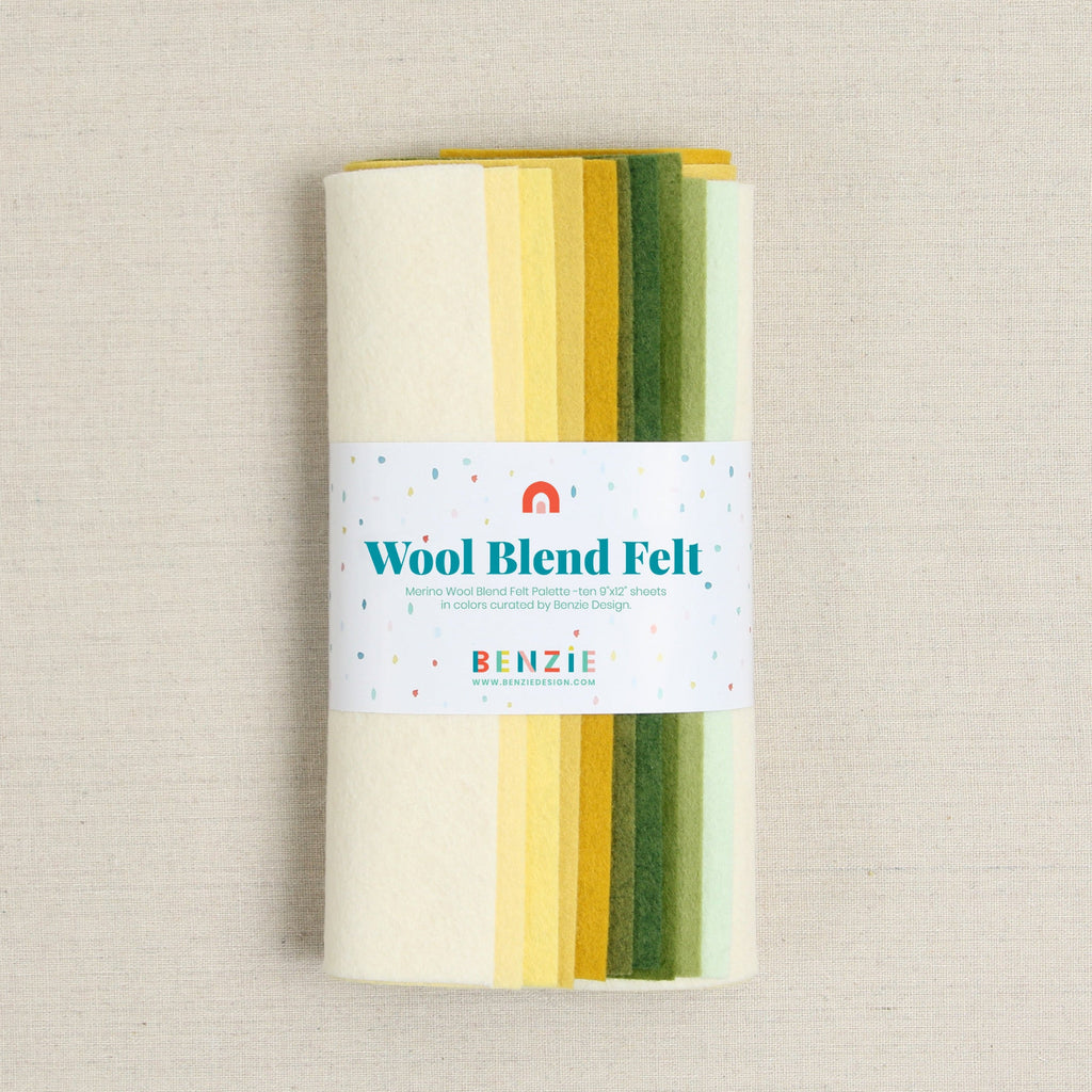 Benzie Design Wool Felt Sheets Lemongrass Palette bp2048wf