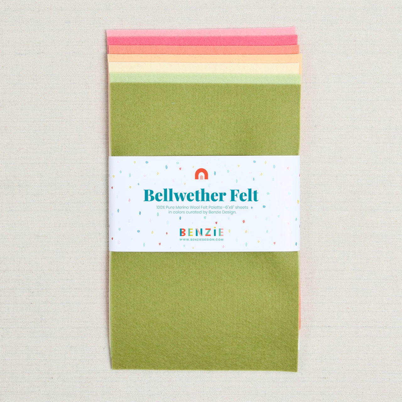 Benzie Design Wool Felt Sheets Summer Sorbet wp1019wf