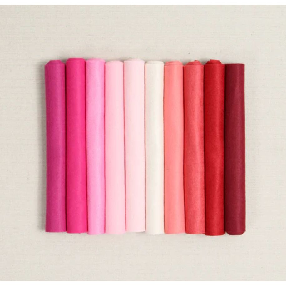 Benzie Design Wool Felt Sheets XOXO bp2068wf rolls