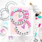 Simon Says Clear Stamps Bestie Bracelets 2041ssc Be Bold Friend Card | color-code:ALT03
