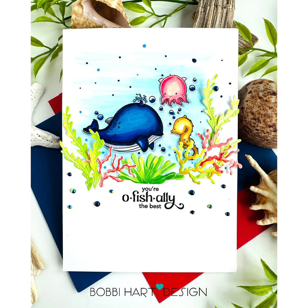 Simon Says Stamps and Dies Best Fishes set1001bf Friend Like You Friend Card