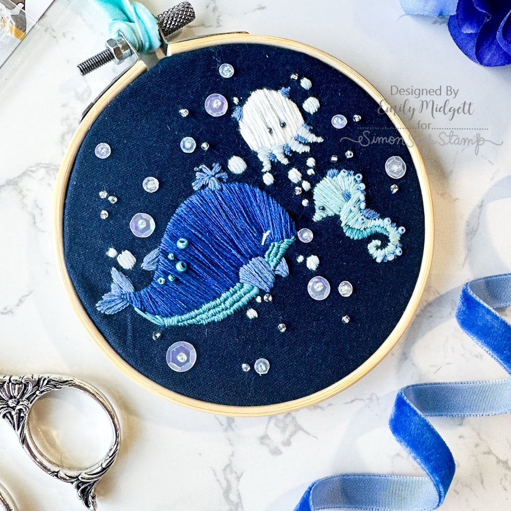 Simon Says Clear Stamp Best Fishes 1255ssc Fishy Stitching | color-code:ALT01