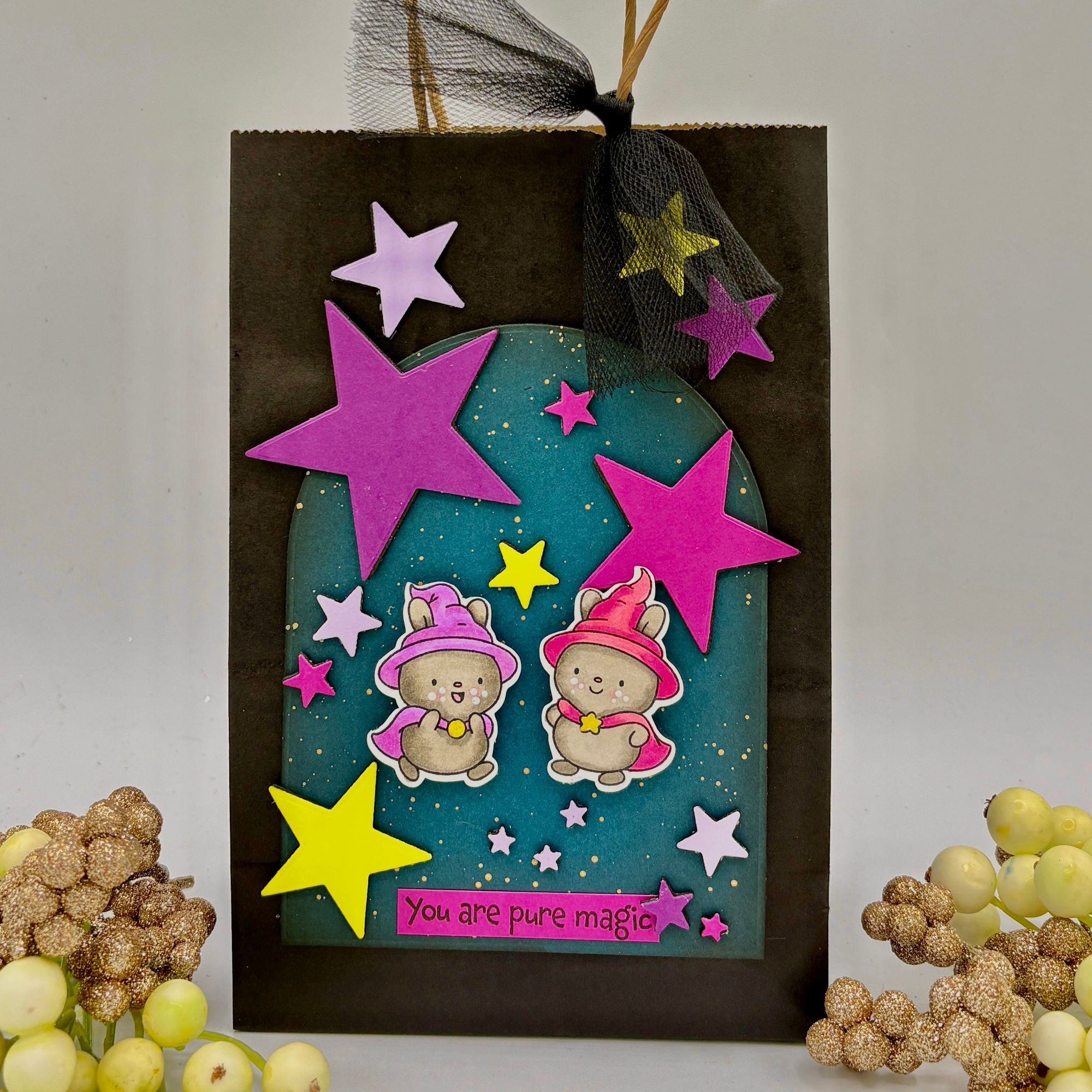 Simon Says Stamp Best Witches Wafer Dies 1374sdc STAMPtember Halloween Treat Bag | color-code:ALT03
