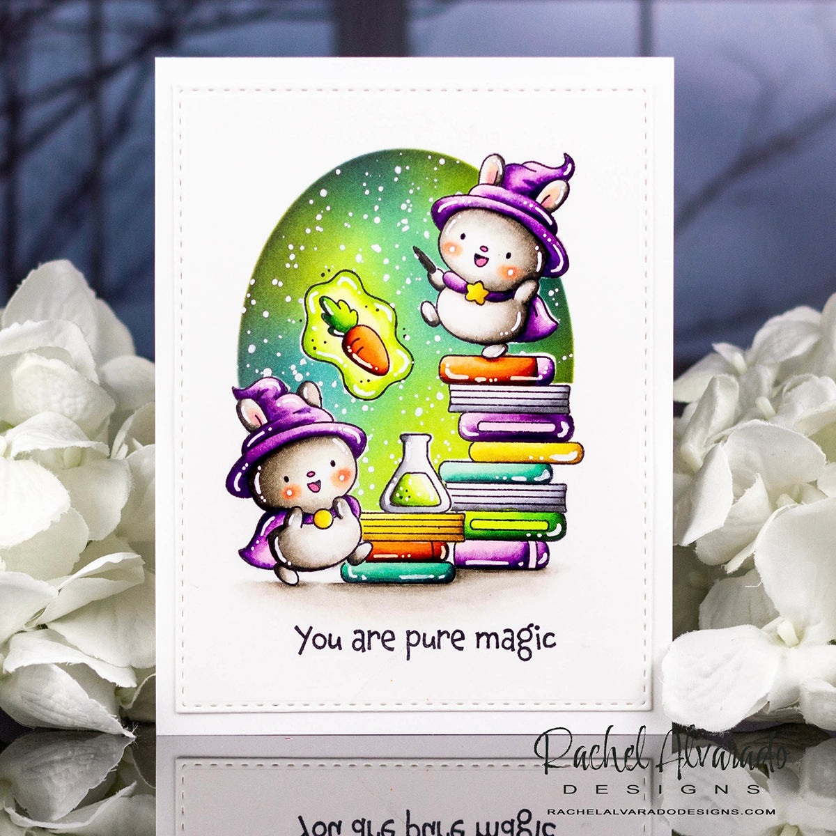Simon Says Stamp Best Witches Wafer Dies 1374sdc STAMPtember Halloween Card | color-code:ALT01