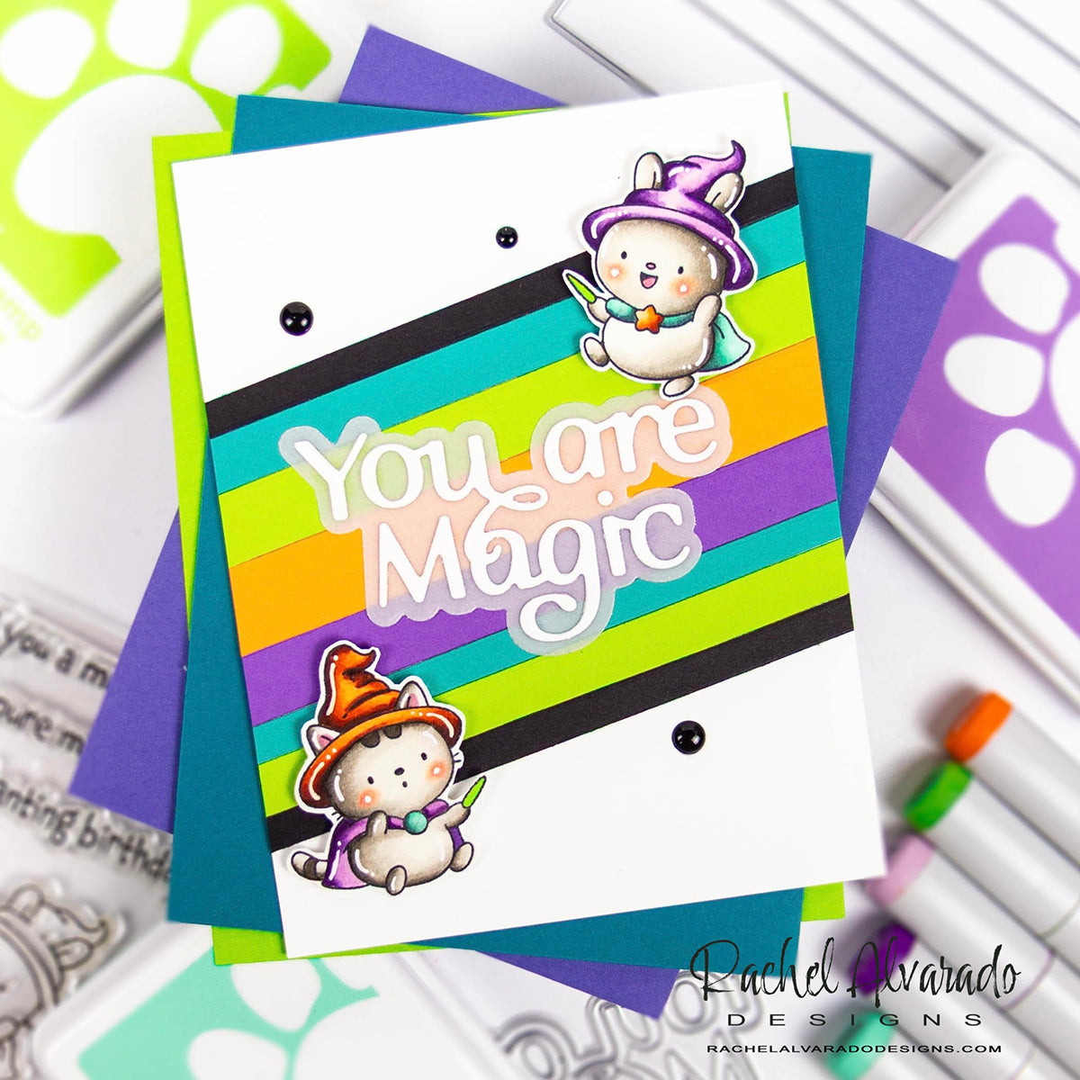 Simon Says Stamp Best Witches Wafer Dies 1374sdc STAMPtember Halloween Card | color-code:ALT02