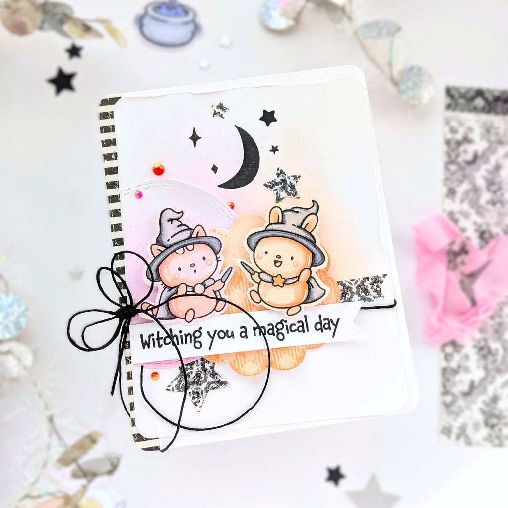 Simon Says Clear Stamps Best Witches 2259ssc STAMPtember Halloween Card