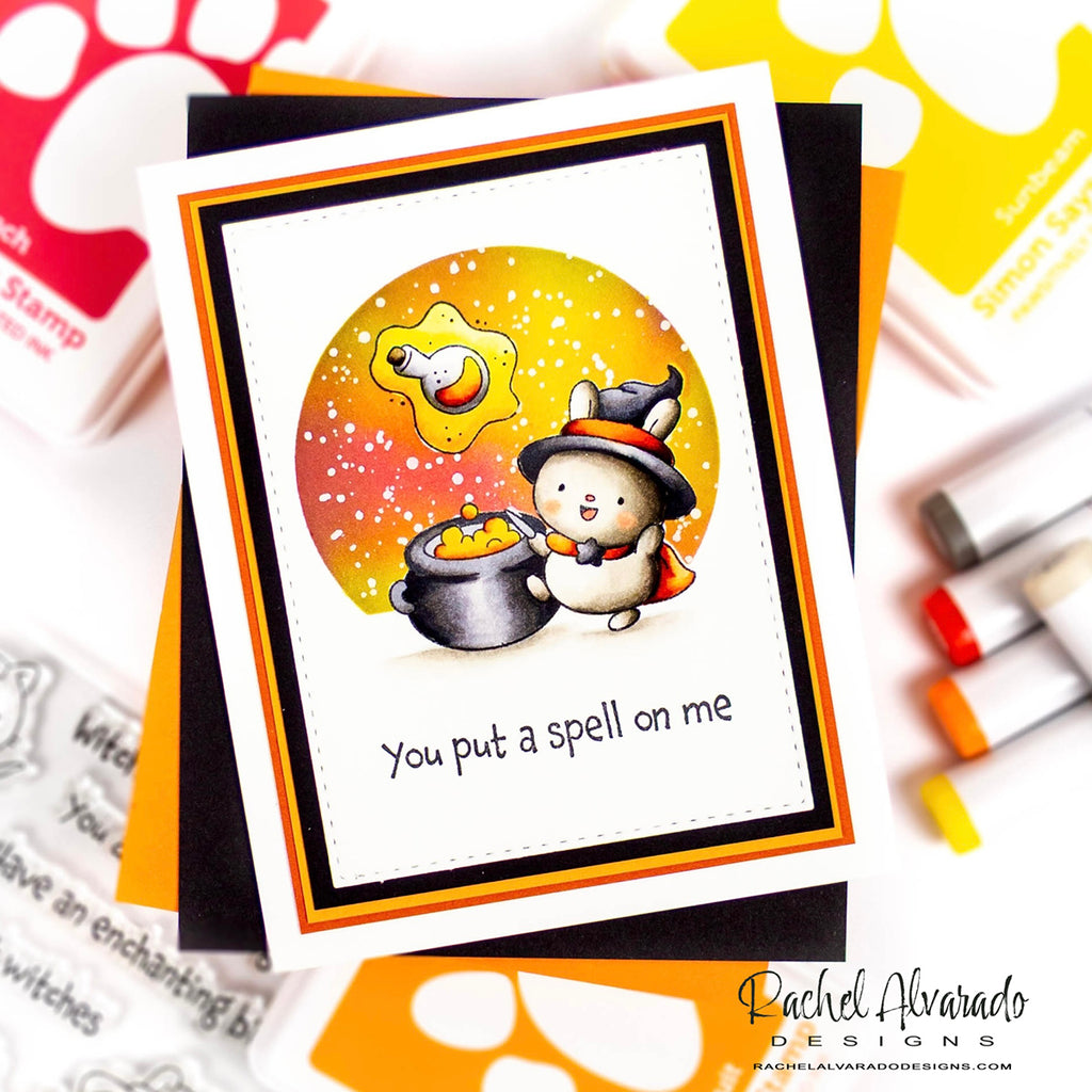 Simon Says Clear Stamps Best Witches 2259ssc STAMPtember Halloween Card | color-code:ALT01