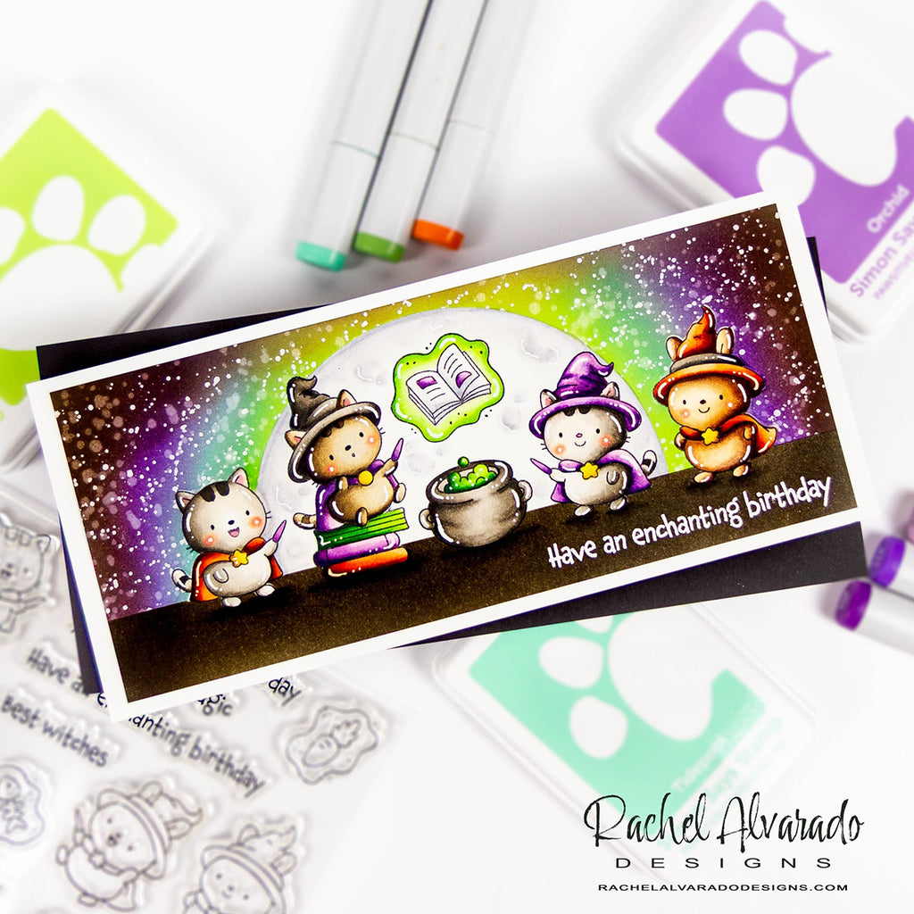 Simon Says Clear Stamps Best Witches 2259ssc STAMPtember Birthday Card | color-code:ALT02