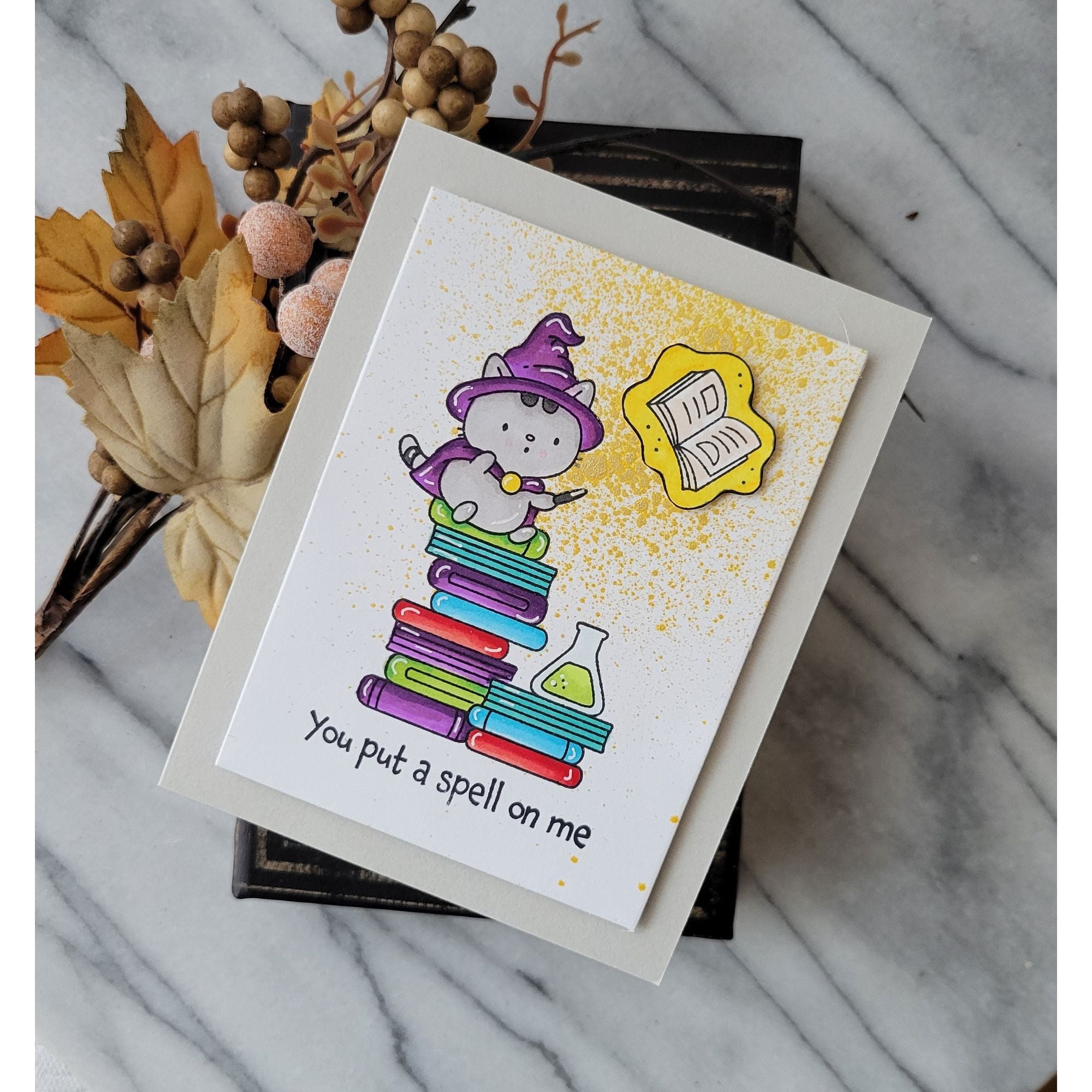 Simon Says Stamps and Dies Best Witches set1048bw STAMPtember Halloween Card | color-code:ALT05