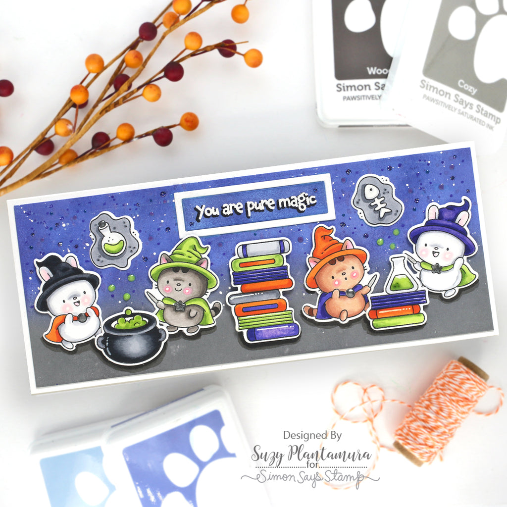 Simon Says Clear Stamps Best Witches 2259ssc STAMPtember Halloween Card | color-code:ALT06