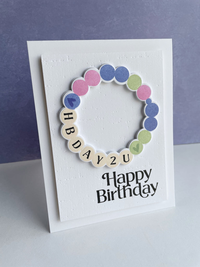 Simon Says Stamp Bestie Bracelets Wafer Dies 1054sdc Be Bold Birthday Card | color-code:ALT03