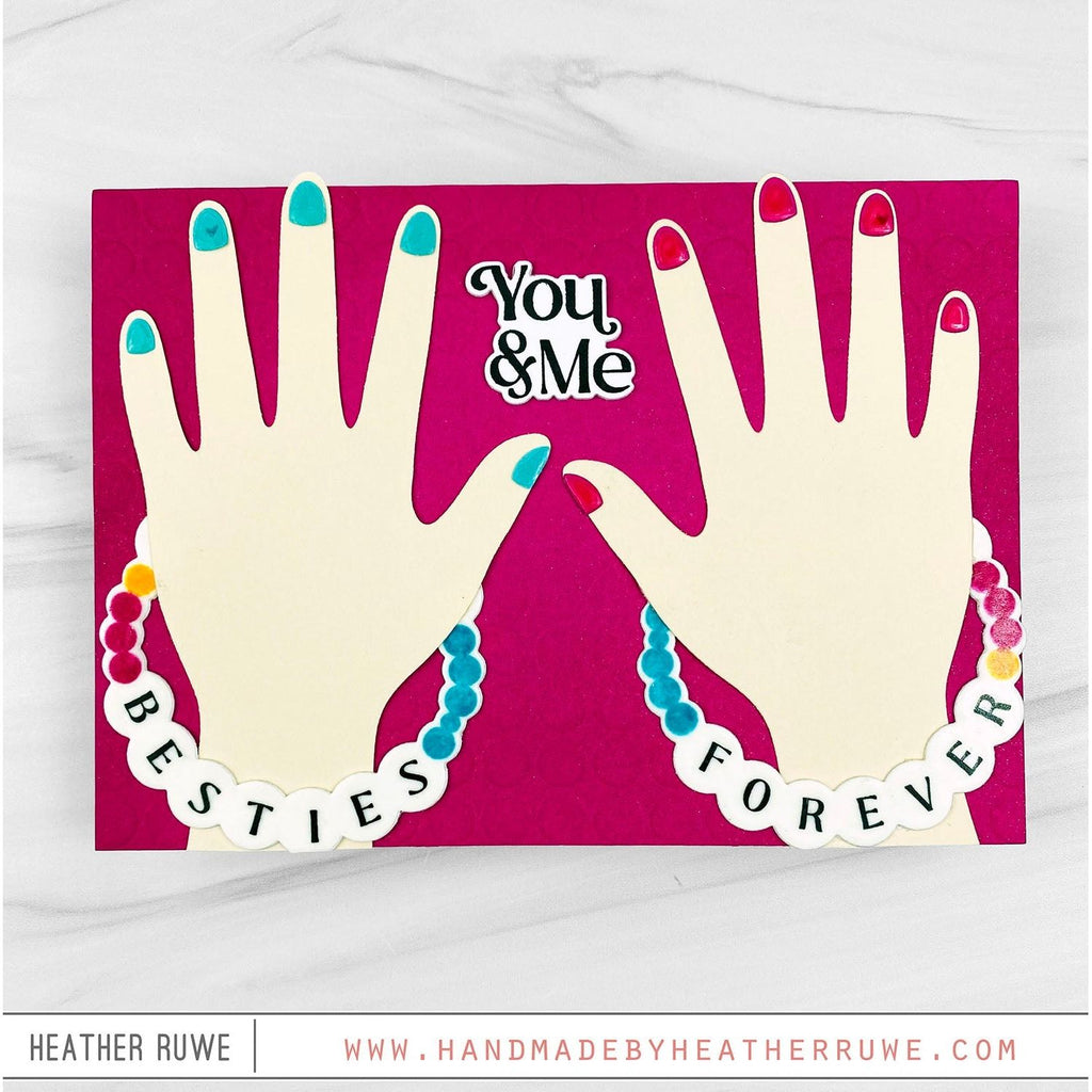 Simon Says Clear Stamps Bestie Bracelets 2041ssc Be Bold Friend Card | color-code:ALT02