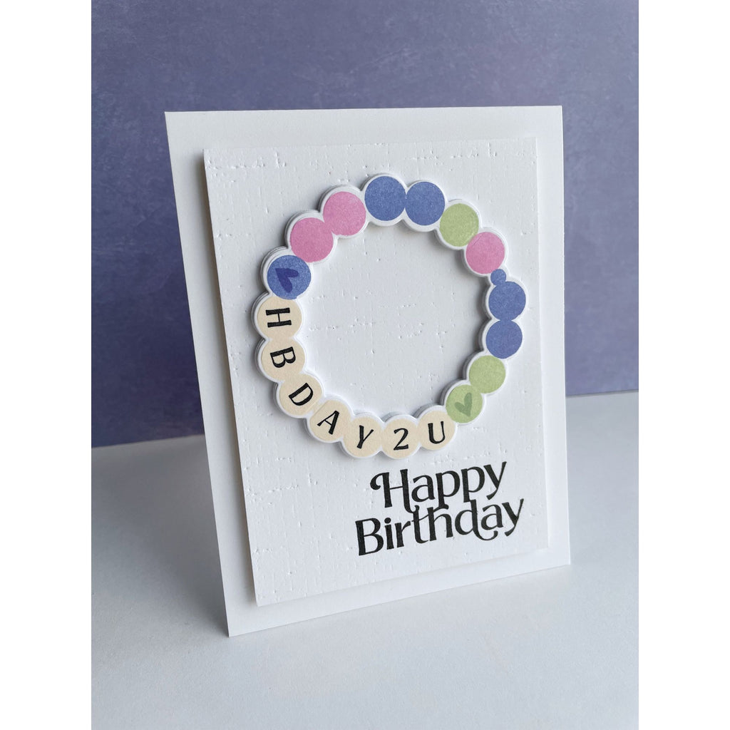 Simon Says Clear Stamps Bestie Bracelets 2041ssc Be Bold Birthday Card | color-code:ALT04