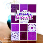 CZ Design Sentiment Strips Bestie czg055 Sweetheart Friend Card