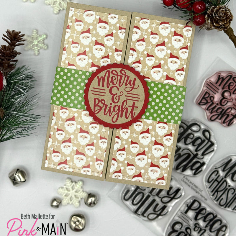 Pink and Main Christmas Spotlight Sayings Clear Stamps pm0819