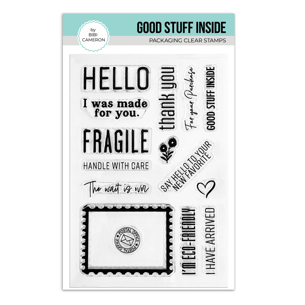 Bibi Cameron Good Stuff Inside Clear Stamps cu-bb61618
