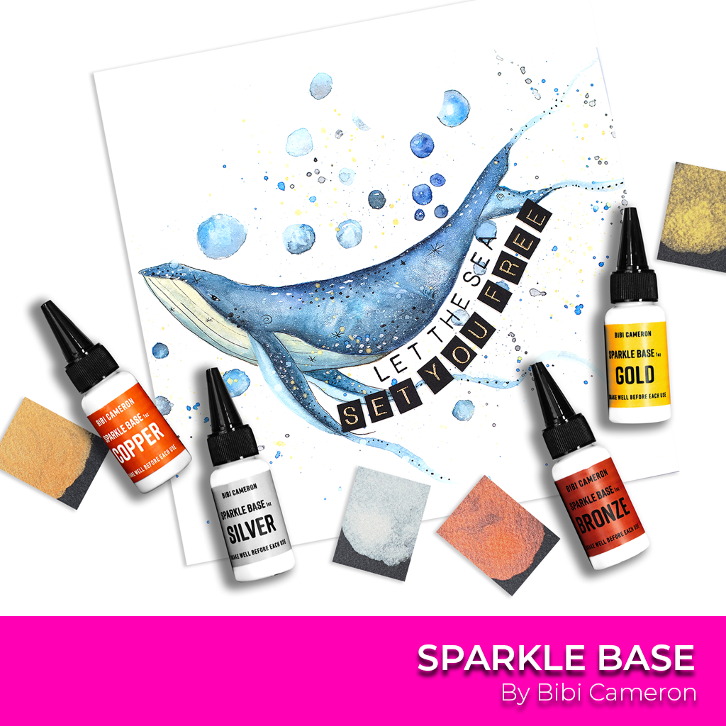 Bibi Cameron Sparkle Base 4 Pack Intense Liquid Colors cu-bb61786 Palette