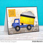 Pretty Pink Posh Brick Background Stencil you are tons of fun