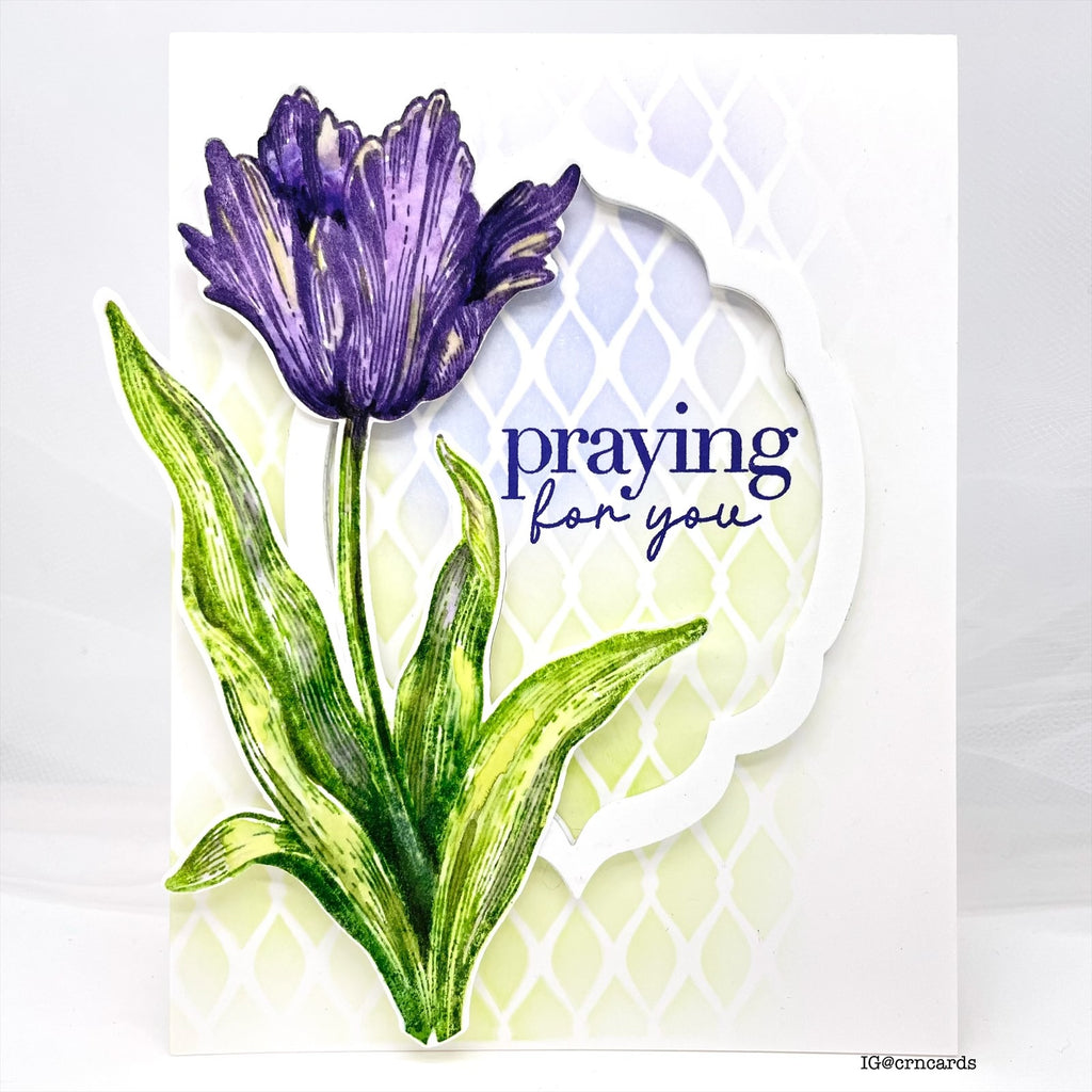 Simon Says Stamp Big Botanicals Wafer Dies 8008sdc You Are My Favorite Praying for You Card