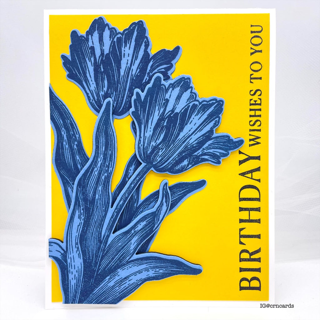 Simon Says Stamp Big Botanicals Wafer Dies 8008sdc You Are My Favorite Birthday Card