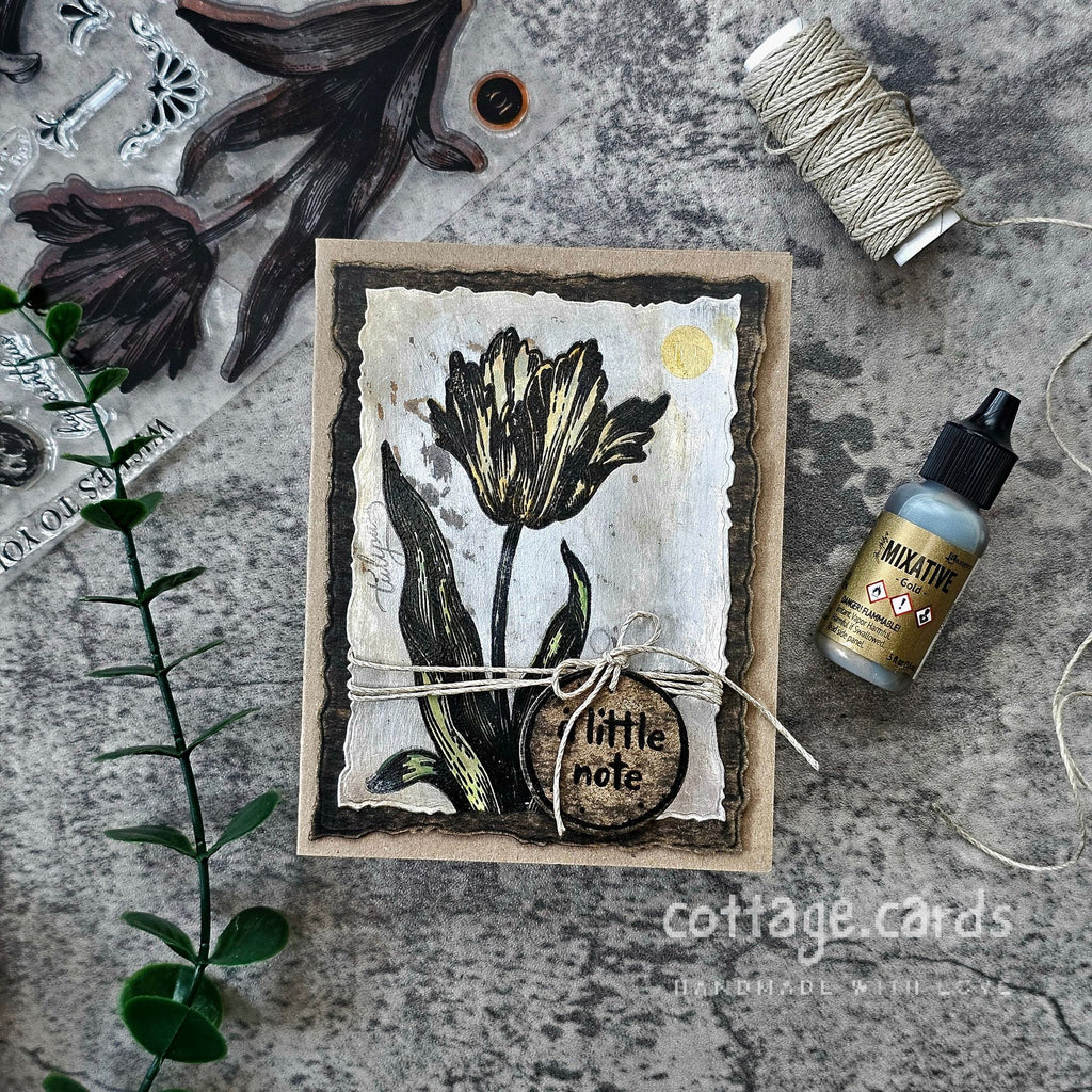 Simon Says Clear Stamps Big Botanicals 2197ssc You Are My Favorite Just a Note Card