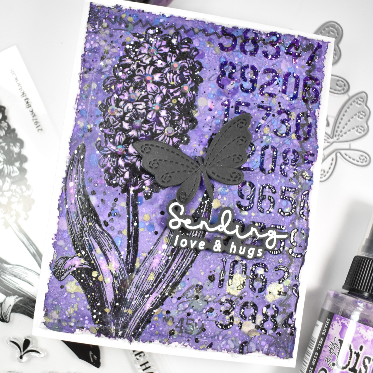 Simon Says Stamps and Dies Big Botanicals set963bb You Are My Favorite Love and Hugs Card | color-code:ALT03