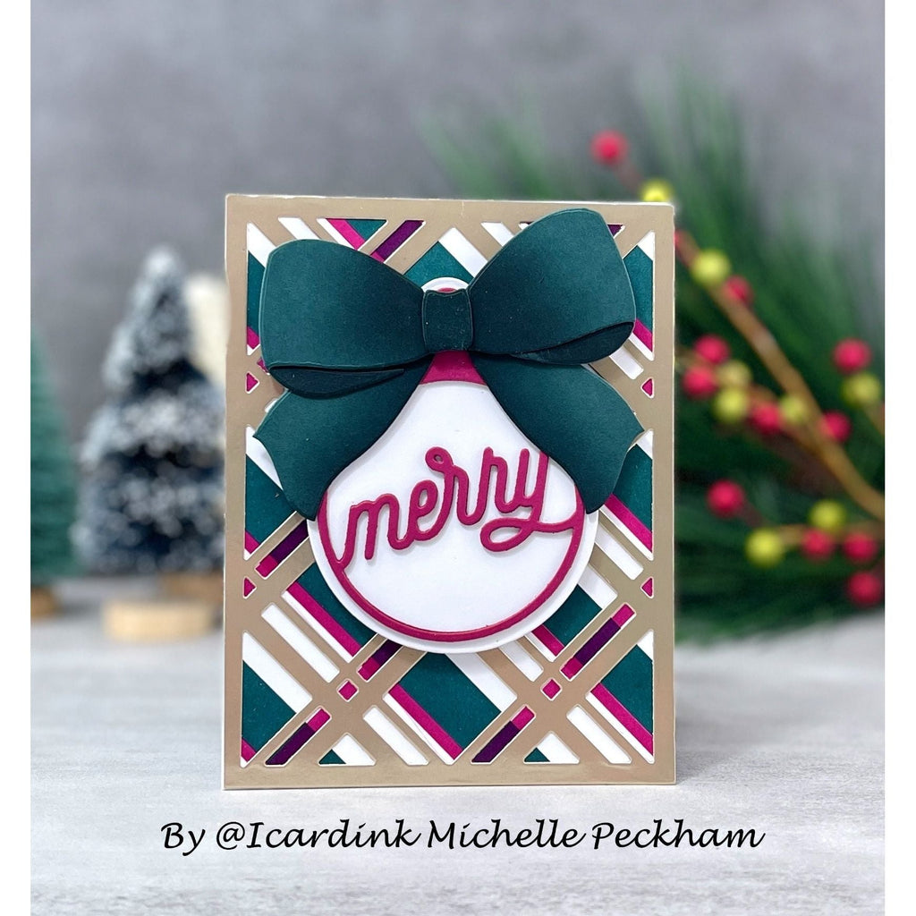 Simon Says Stamp Big Bow Wafer Dies 1132sd Stamptember Christmas Card
