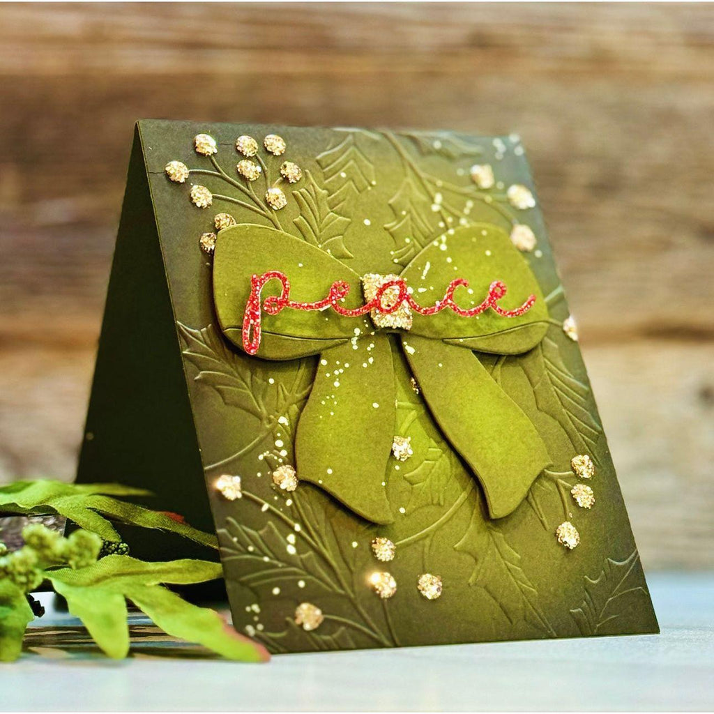 Simon Says Stamp Big Bow Wafer Dies 1132sd Stamptember Christmas Card