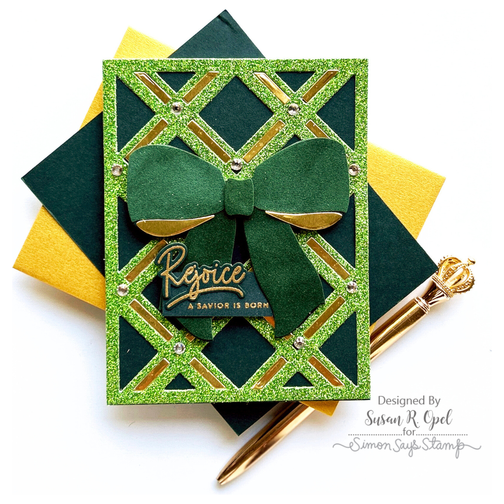 Simon Says Stamp Big Bow Wafer Dies 1132sd Stamptember Christmas Card
