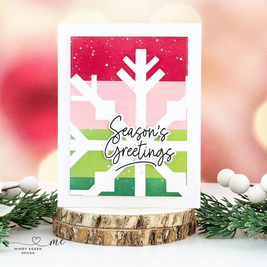 Simon Says Stamps and Dies Big Holiday Words set847bh Stamptember Christmas Card. | color-code:ALT04