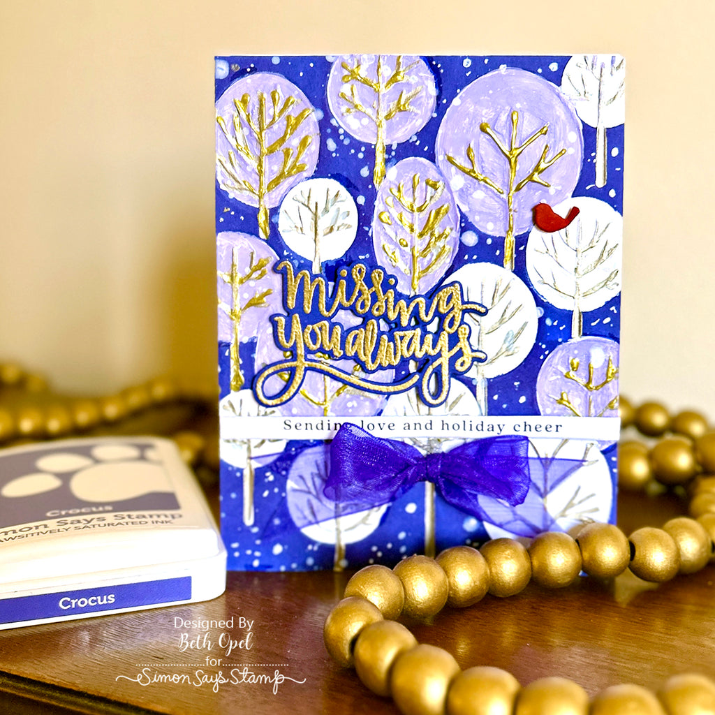 Simon Says Stamps and Dies Big Scripty Greetings set1043bs STAMPtember Birthday Card Christmas Card