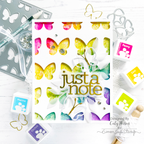 Simon Says Stamp Billow Butterfly Plate Wafer Die s836 Out Of This World Just a Note Card | color-code:ALT07