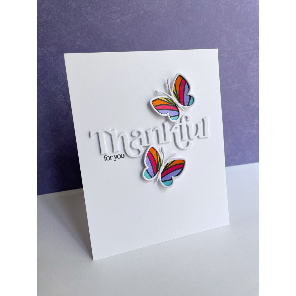 Simon Says Stamp Billow Butterfly Wafer Dies s841 Stamptember Thankful for You Card | color-code:ALT02