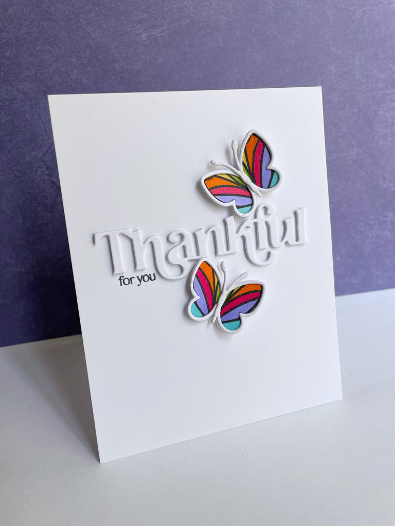 Simon Says Stamp Billow Butterfly Wafer Dies s841 Stamptember Thankful for You Card | color-code:ALT02