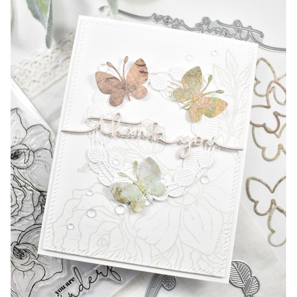 Simon Says Stamp Billow Butterfly Wafer Dies s841 Stamptember Thank You Card | color-code:ALT03