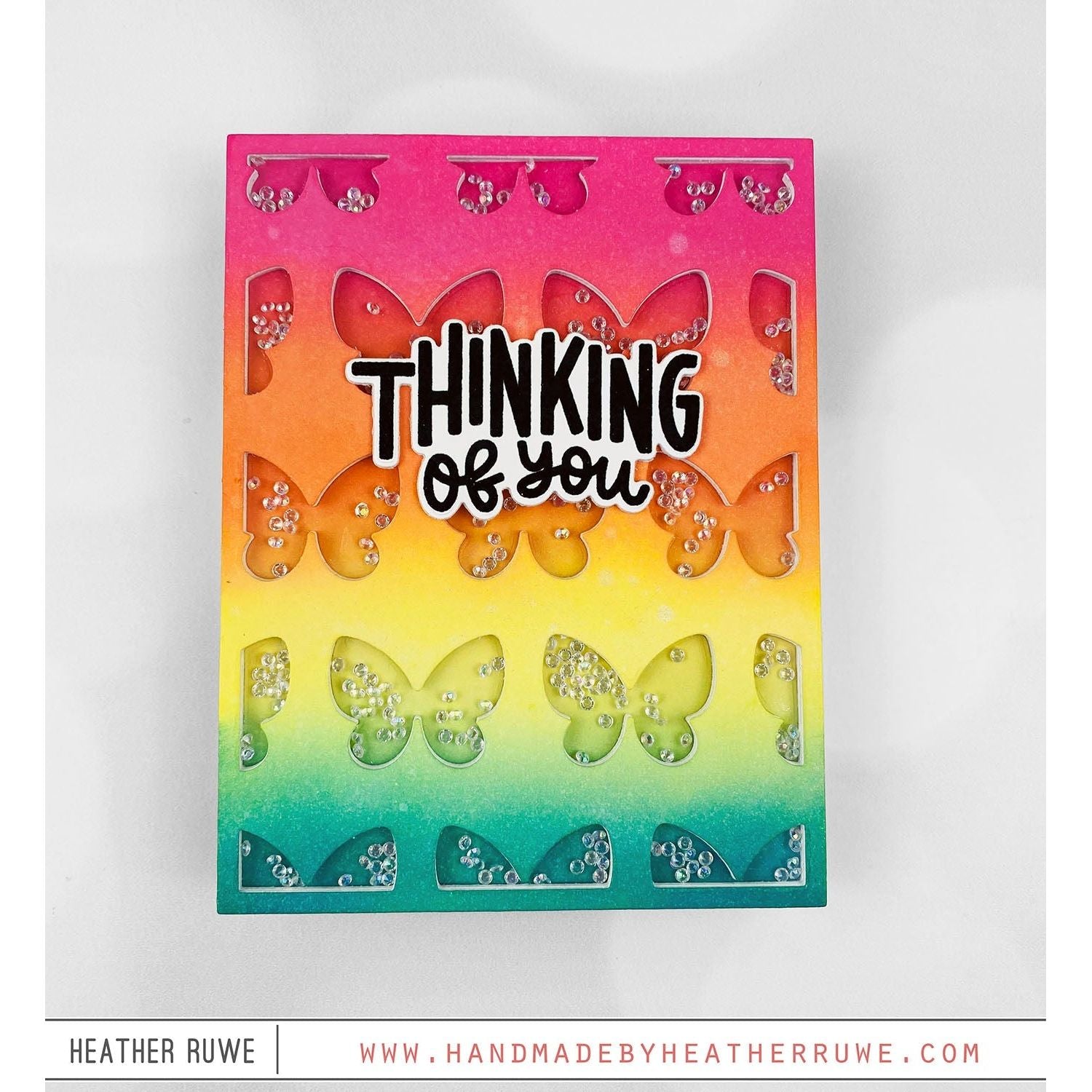 Simon Says Stamp Billow Butterfly Plate Wafer Die s836 Out Of This World Thinking of You Card | color-code:ALT01