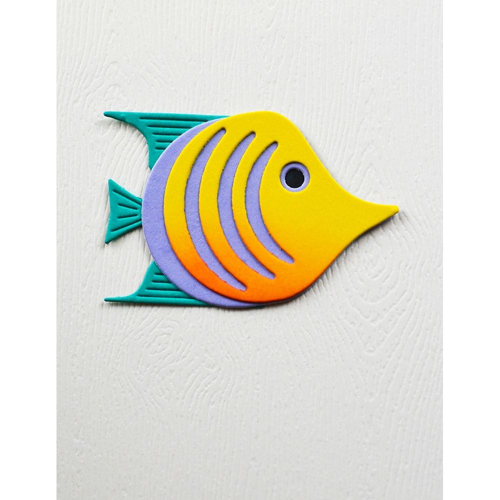 Birch Press Design Block Print Angelfish Dies 57620 fish