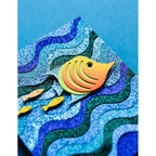 Birch Press Design Block Print Angelfish Dies 57620 waves