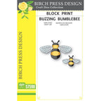 Birch Press Design Block Print Buzzing Bumblebee Dies 57598
