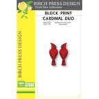 Birch Press Design Block Print Cardinal Duo Dies 57680