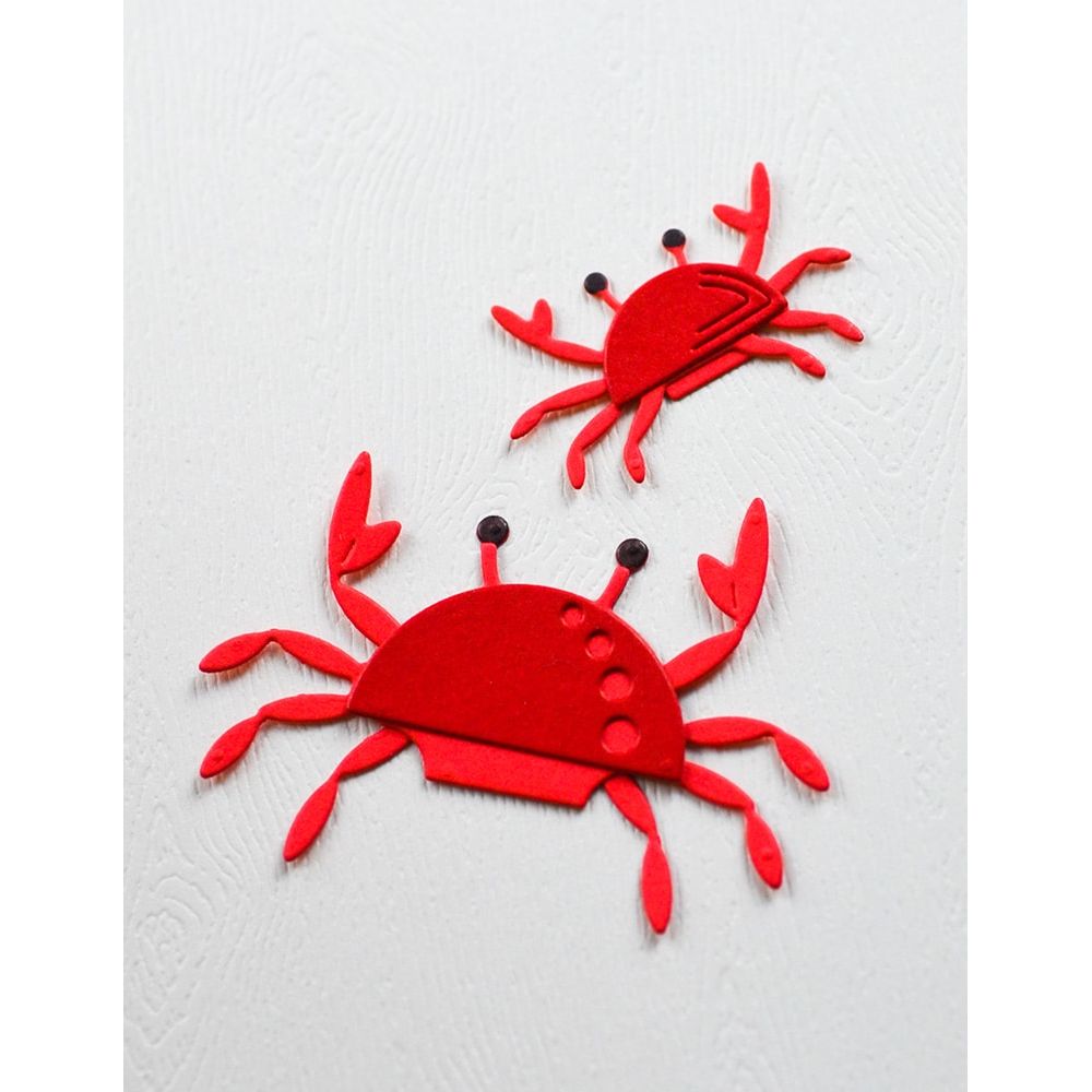 Birch Press Design Block Print Dancing Crabs Dies 57626 crabs