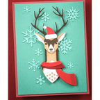 Birch Press Design Block Print Deer Dies 57578 flakes