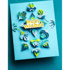 Birch Press Design Block Print Fabulous Flourishes Dies 57604 best wishes