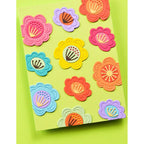Birch Press Design Block Print Fun Floral Dies 57603 flowers