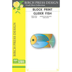 Birch Press Design Block Print Glider Fish Dies 57611