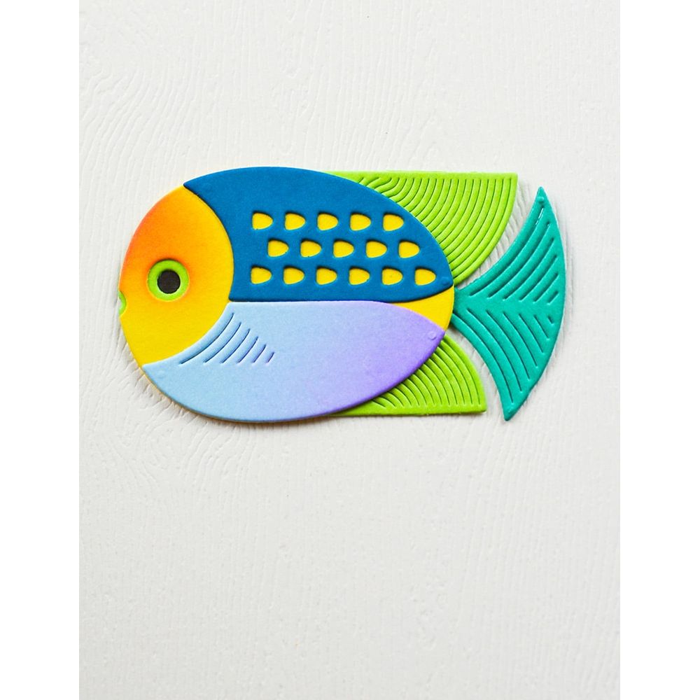 Birch Press Design Block Print Glider Fish Dies 57611 fish