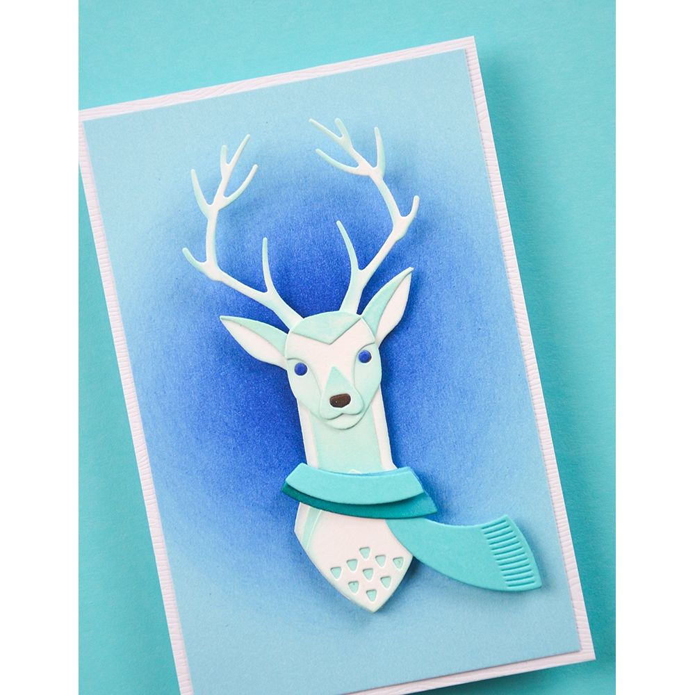 Birch Press Design Block Print Hats and Scarves Dies 57637 deer
