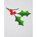 Birch Press Design Block Print Holly Sprig Dies 57636 leaves