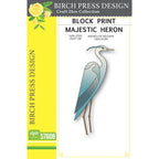 Birch Press Design Block Print Majestic Heron Dies 57608